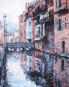 Раскраски по номерам - Анси, 40 х 50 см. (Белоснежка, 050-AB)